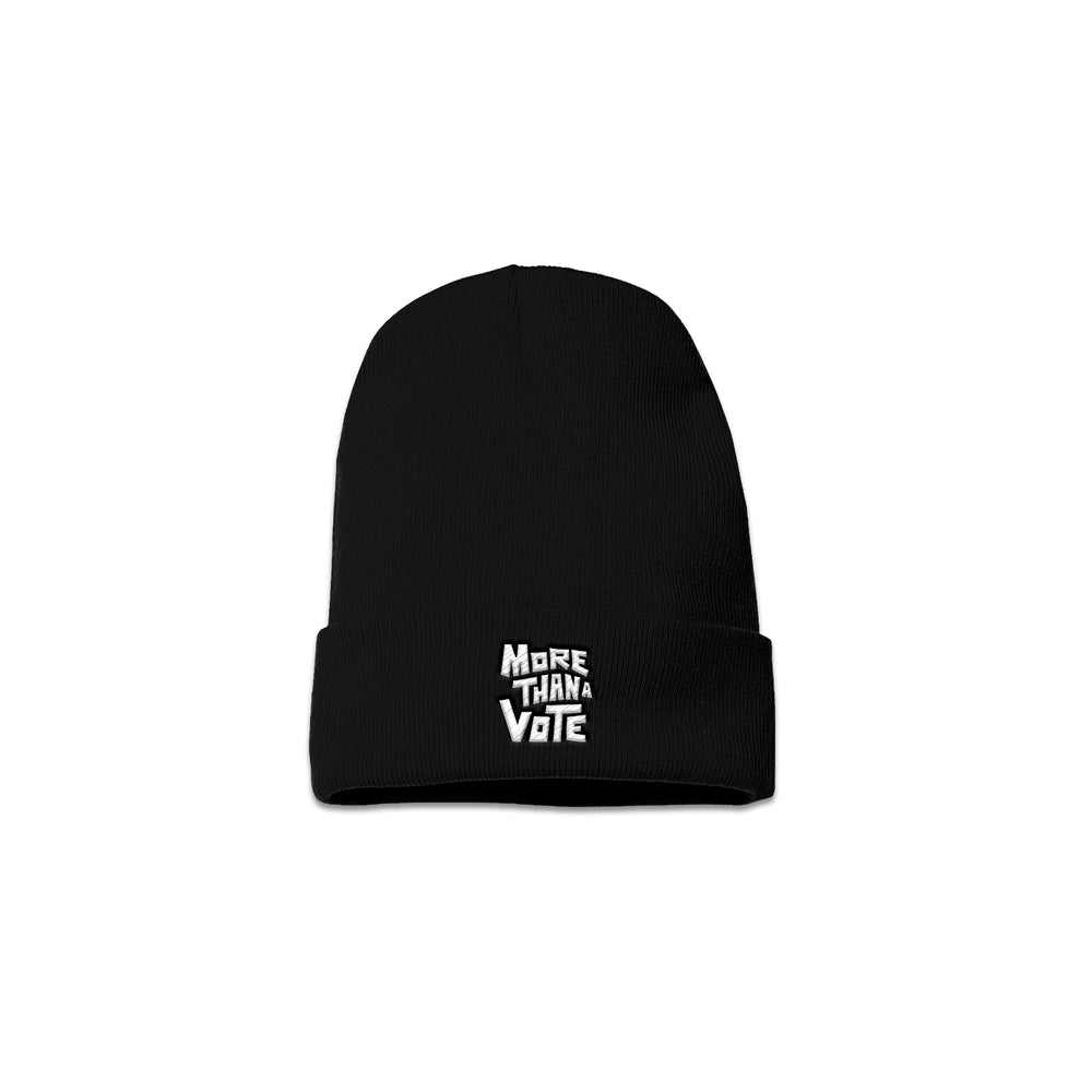 
                  
                    Load image into Gallery viewer, More Than A Vote Black Beanie
                  
                